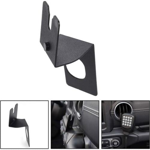 Cb Mic Holder Mount Hand Held Microphone Radio Walkie Talkie Bracket Mounting for Jeep Wrangler Jl 2018 2019 Car Accessories