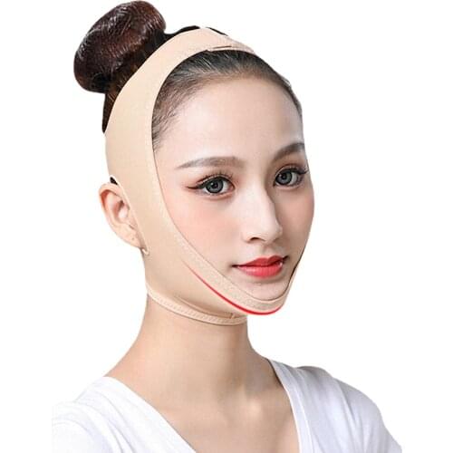 Elastic Face Slimming Bandage V Line Face Shaper Cheek Chin Lift Up Belt Facial Massager Strap Face Skin Care Tools Beauty Tools