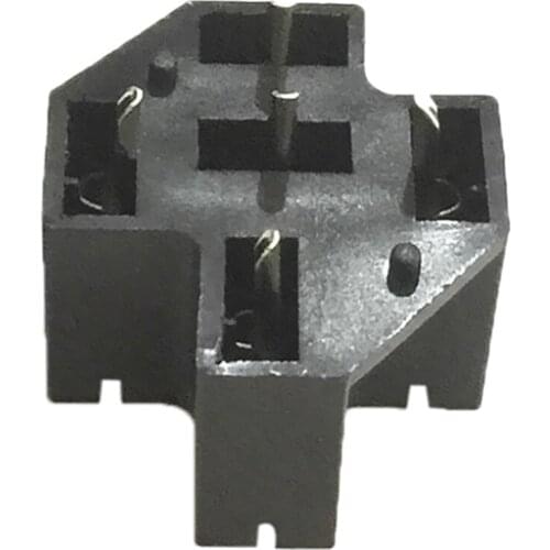 1 40AMP PCB Board Mount Relay Socket Base with 10PCS 6.3mm Terminals