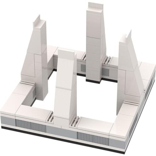 MOC Saturn V Launch Platform Creators Rocket Building Blocks Creative Series DIY Model Toys For Children Easter Gifts 122pcs