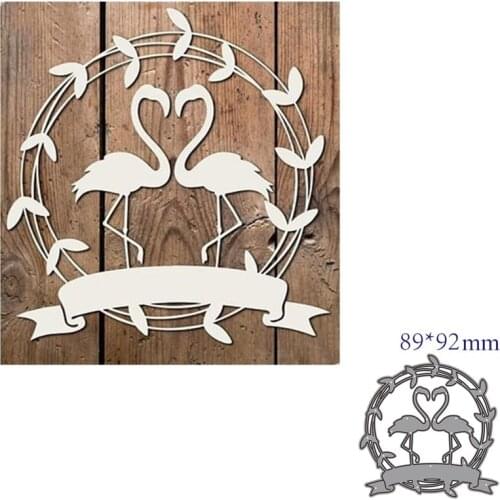 Metal cutting dies cut die mold Animal Flamingo decoration Scrapbook paper craft knife mould blade punch stencils dies