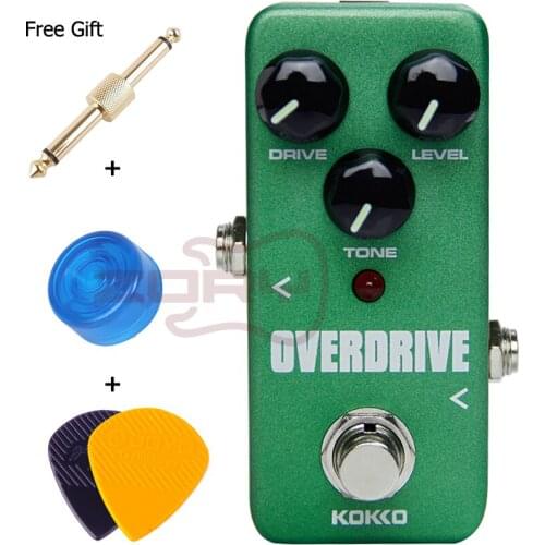 KOKKO FOD3 Overdrive Guitar Effect Pedal Mini Guiatr Pedal Portable True bypass Guitar Parts Guitar Accessories With Connector