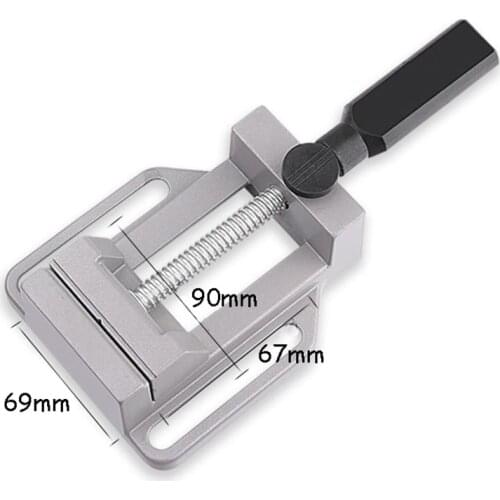 Mini Multi-functional Bench Vise Household Workbench Small Vise Flat 70mm Aluminum Alloy Tools Clamp On Table Bench Vise