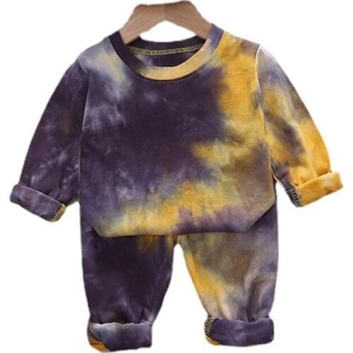 New Spring Autumn Baby Boys Clothes Suit Fashion Children T-Shirt Pants 2Pcs/Sets Toddler Sports Girls Clothing Kids Tracksuits