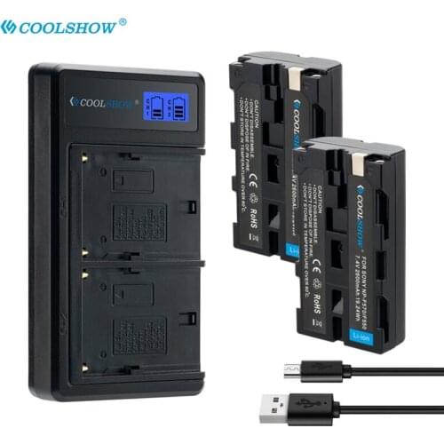 NP-F550 NPF570 Battery LCD Dual Charger for Sony NP F970 F750 F770 F960 F550 F530 F330 F570 CCD SC55 TR516 716 818 TR910 TR917