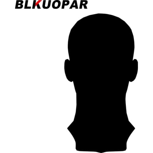 BLKUOPAR for Shaded Girl Flat Car Stickers Anime Occlusion Scratch Decals Personality Waterproof Windshield Trunk Decor