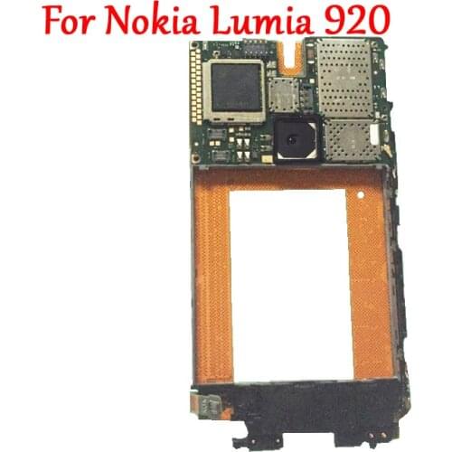 Full Work Original Unlock Motherboard Electronic Panel Circuits Cable FPC For Nokia lumia 920 Logic with Global Firmware
