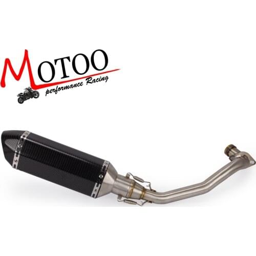 Motorcycle Full Exhaust System Front Pipe Link Muffler Slip On For YAMAHA BWS 125 150 X BWS125