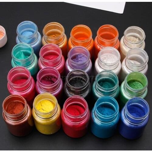20 Colors Mica Powder Epoxy Resin Dye Pearl Pigment Natural Mica Mineral Powder Je13 19 Dropship