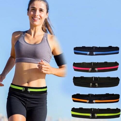 Waist Pack Men Women Outdoor Stretch Sports Belt Pockets Mobile Phone Bag Fanny Pack Waist Bag Fashion Waist Bag