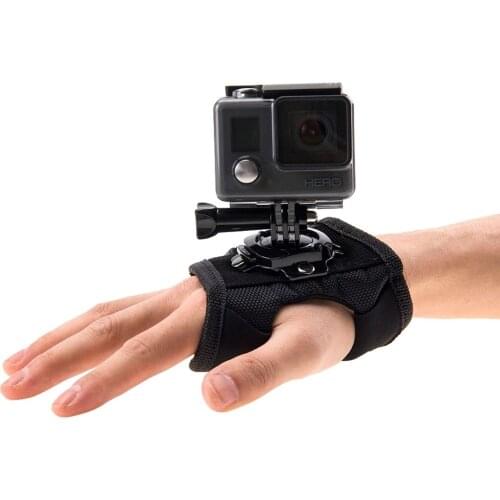 PULUZ 360 Degree Rotation Glove Style Strap Mount Band For GoPro HERO 7 6 5 4 3 2 1