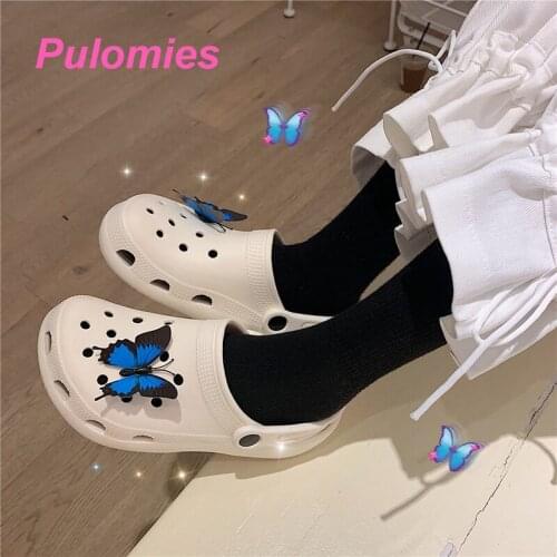 Summer Women Clogs Quick Dry Wedges Garden Shoes Beach Sandals Antiskid Home Slippers Thick Sole Increased Flip Flops for Women