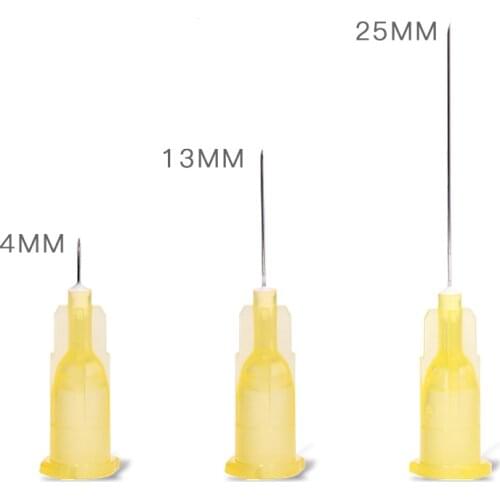 50pcs Painless small needle painless beauty ultrafine 30G * 4mm , 30G * 13mm , 30G * 25mm syringes Korean Needles Eyelid Tools