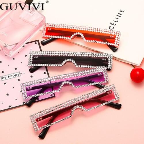 Rimless Steampunk Sunglasses Women 2020 Luxury Rectangle Diamond Sun Glasses Punk Vintage Sunglasses Men Shades UV400 Oculos