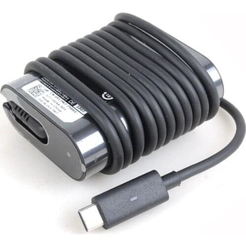 Universal USB C Type C Laptop Ac Power Adapter for Dell XPS12 9250 Lat 7350 HA30NM150 5V/20V/ 2A/2.25A 45W Laptop Charger