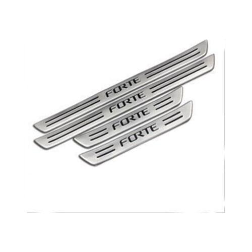 High quality stainless steel Scuff Plate/Door Sill for 2009-2014 KIA Cerato/Forte Car styling