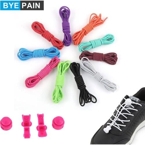 1 Pair Lock Laces - Elastic No Tie Shoelaces, One Size Fits All, for Kids and Adults, Elastic No Tie Shoe Laces