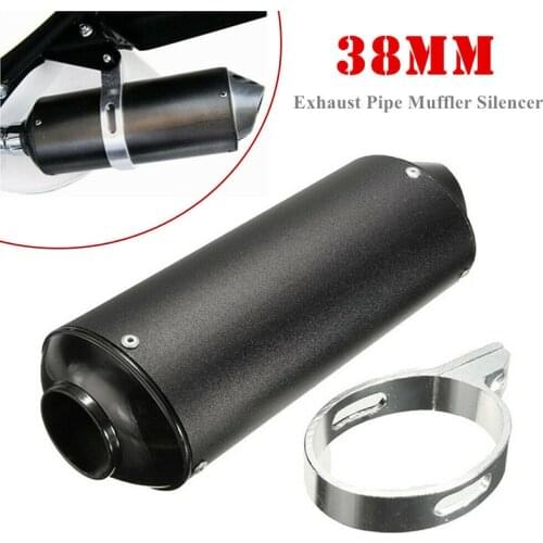 38mm Atv Mud Pit Bicycle Motorcycle Exhaust Pipe Muffler Sliding Sleeve Scooter General Exhaust Pipe