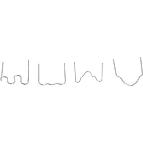 400Pcs Pre-cut Staples Hot Staples For Plastic Stapler Repair Kit Welder 4 Sizes P82B