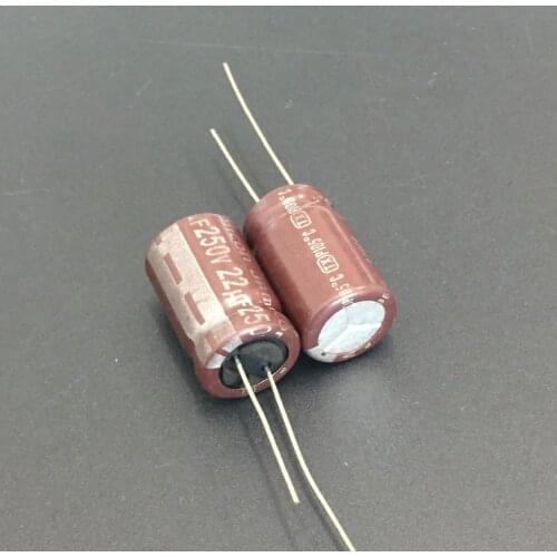 5pcs/50pcs 22uF 250V JAMICON TX Series 12.5x20mm High Quality 250V22uF Aluminum Electrolytic capacitor