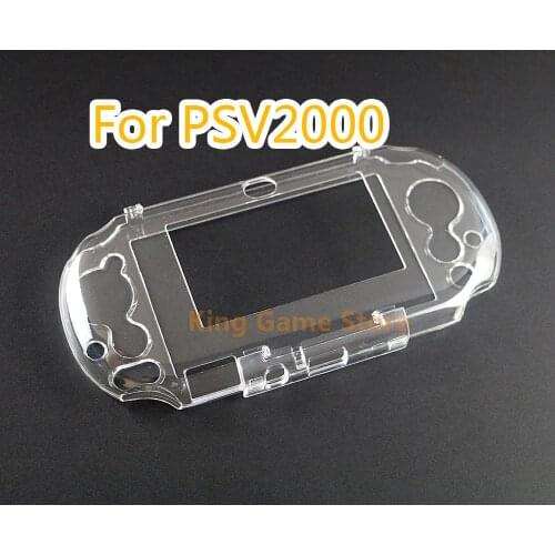 50pcs/lot Crystal Case Cover Transparent Protective Cover Shell Skin for Sony psv2000 Psvita PS Vita PSV 2000 Console Hard Case