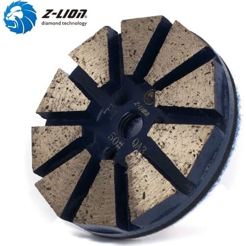 Z-LION 3" #50 Metal Bond Diamond Tool For Granite Stone Concrete Grinding Thickened Diamond Disc For Floor Grinding Polishing