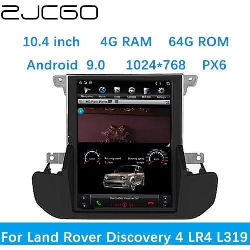 ZJCGO Car Multimedia Player Stereo GPS DVD Radio Navigation Android Screen System for Land Rover Discovery 4 LR4 L319 2009~2016