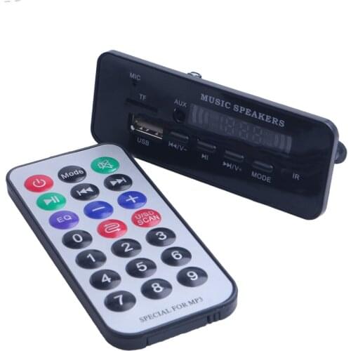 Color screen Wireless Bluetooth MP3 WMA Decoder Board Audio Module Audio Radio Module Recording Function For Car accessories