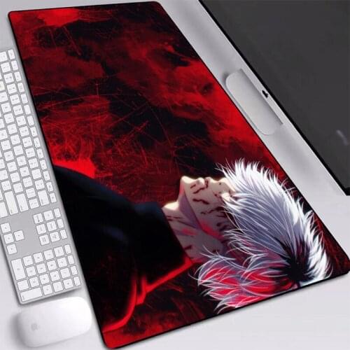 Gintama Anime Mouse-pad Large Skid-slip Mice Mat with Sewn Edges Custom 900x400/800x300mm Gaming Mouse Pad Free Shipping