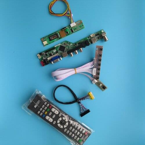 For QD15TL02 Rev.04 Module TV Controller Board 30pin AV VGA Mother Board Resolution 1 lamps 15.4" Digital Signal 1280X800