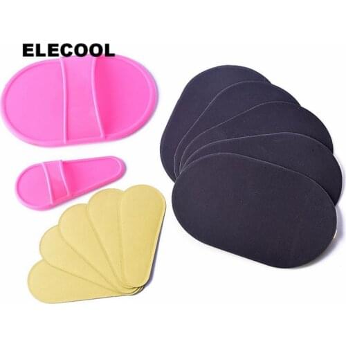 ELECOOL 12pcs/Set Exfoliating Hair Removal Pad Set for Smooth Leg Arm Face Upper Lip Hair Remover Skin Care Tools TSLM2