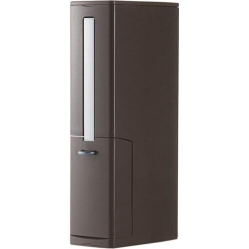 Multifunction Bathroom Cabinets Plastic Trash Can Set With Toilet Brush Bathroom Waste Bin Dustbin Trash Cans Garbage Bucket Bag