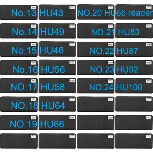 OkeyTech 13-24 lishi 2 in 1 tool HU43 HU49 HU46 HU56 HU58 HU64 HU66 HU83 HU87 HU92 HU100 Locksmith Tools For All Types