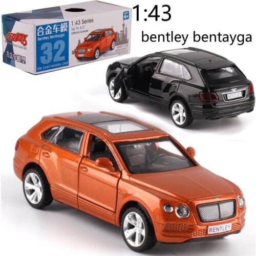 1:45 Scale Bentayga Alloy Pull-back car Diecast Metal Model Car For Collection Friend Children Gift
