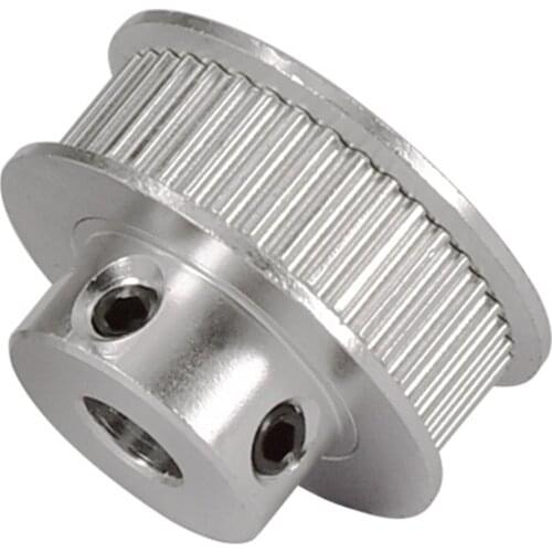 GT2 Aluminum Alloy Timing Belt Pulley With 60 Teeth 6.35MM Timing Belt Width For 3D Printer 6.35mm Wide Timing Belt
