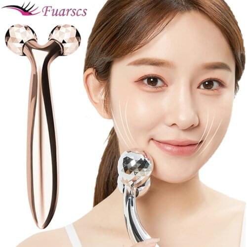 3D Face Lift Roller Massager 360 Rotate Roller Massager Y Shape For Face Lift Roller Tightening Skin Care Tools new