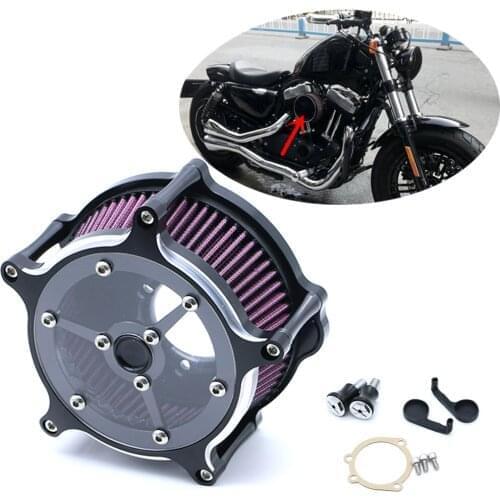 Motorcycle CNC Crafts Air Cleaner Intake Filter For Harley Sportster Road King Glisse Softail Dyna Touring Street Glide RSD