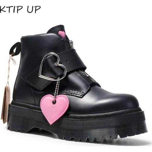 Spring Autumn Ankle Boots for Women Platform Boots Luxury Brand Punk Motorcycle Boots Women Boots Fashion Women Shoes