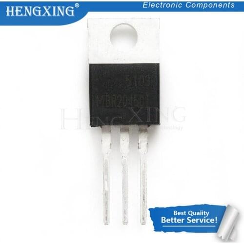 10pcs/lot MBR2045CT MBR2045 MBR2045C Schottky & Rectifiers 20A 45V TO-220 new original In Stock