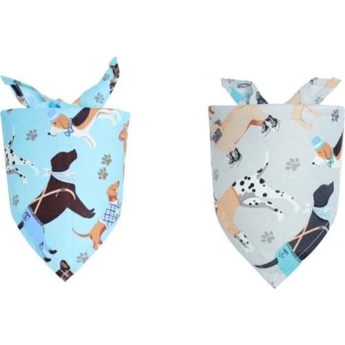Wholesale 10pcs/lot New 10 Colors Adjustable New Dog Puppy Pet bandana Collar dog bandanas Cotton Most Fashionable CC1
