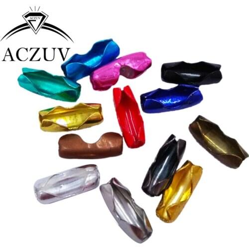 5000PCS Bead 1.5mm 2mm 2.4mm 3.2mm Cover Clasps Ball Chain Ends Connector End Crimp Beads Findings Jewelry Accessories