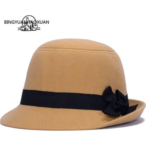 BING YUAN HAO XUAN Women's Hats With Pompoms
