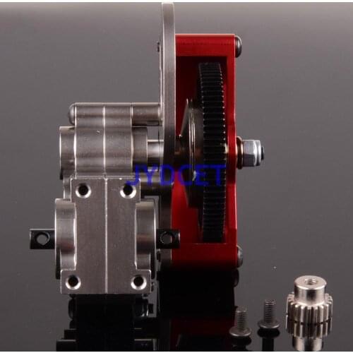 CNC Aluminum Locked Transmission Set For RC 1:10 Axial SCX10 AX30487