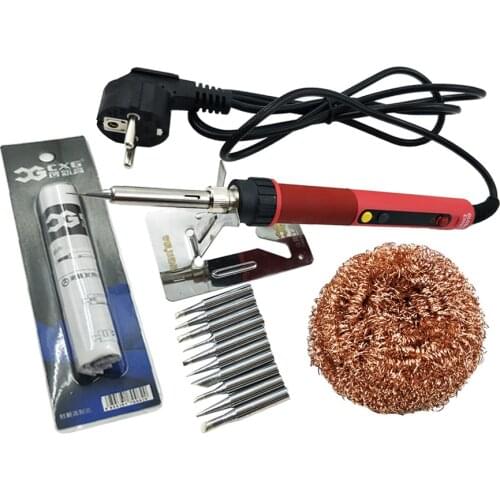 CXG E90WT Electric Soldering Iron LED Digital Adjustable Electric Soldering Iron Constant Temperature Soldering Station Heater