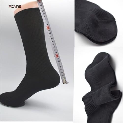Fcare 10PCS=5 pairs 39, 40, 41, 42 calzini lunghi uomo black men dress socks business socks long leg socks calcetines