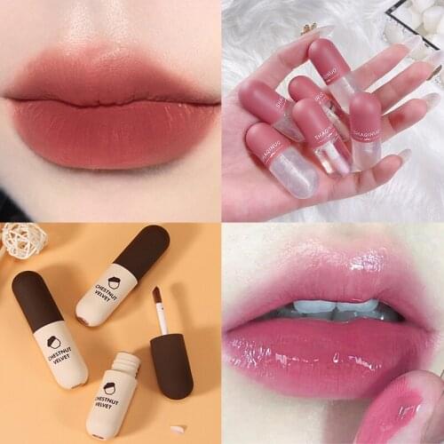 Lip Glaze Waterproof Non-fading Lip Glaze Lips Plumper Repairing Reduce Lip Fine Lines Mask Long Lasting Moisturizer Lip Care