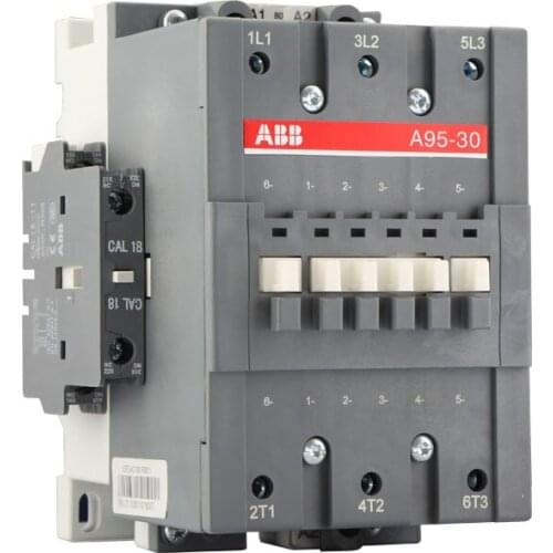 ABB AC contactor A95-30-11 A110-30-11 220V380V110V95A110AMain contact3NOAuxiliary contact1NO+1NC