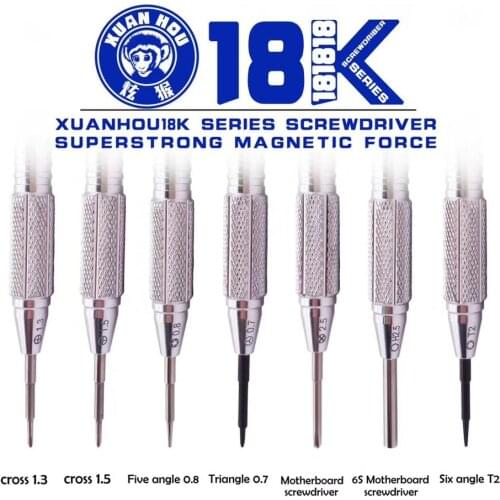 XUANHOU 18K S2 Magnetic screwdriver Germany imported Multi-function Opening Tool For Mobile Phone Disassemble Repair