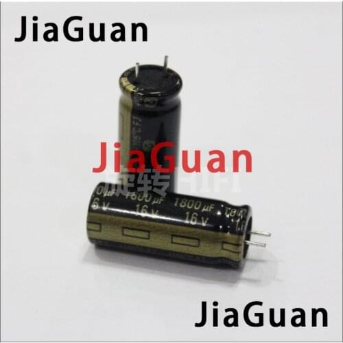 20pcs new Matsushita FJ 16V1800UF 10X25MM 1800UF 16V Gold Motherboard electrolytic capacitor 1800uF/16V