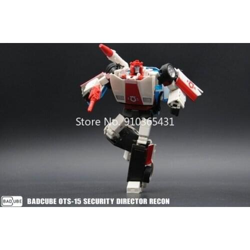 Brand New BadCube Toy Transforming Toys BC OTS-15 Security Director Recon Red Alert Collection Robot In Stock